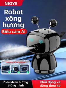 NIOYE | Máy khuếch tán tinh dầu NIOYE kiểu dáng robot gắn cửa gió điều hòa ô tô