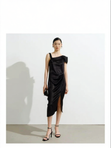 Summer French Style Asymmetrical Dress