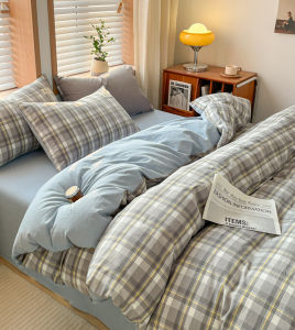 Pure Cotton Duvet Cover One-Piece Cotton 100 Quilt Cover Single Student Dormitory 150x200x230 Single Quilt 1.5 M