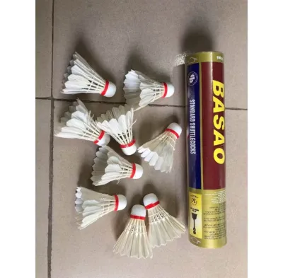 Cầu lông Basao 10 quả/ống dùng để tập luyện thể thao