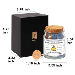 Christian Gifts for Women Men Read When Bible Verses Jar Emotions Feelings Blessings Religious Mom Daily Motivational Prayer