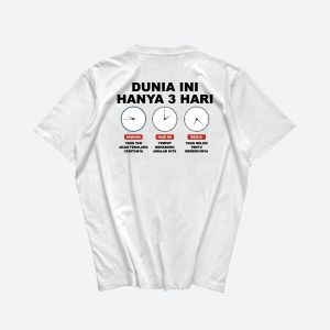 KEPSTRORI -BAJU KAOS JAM DUNIA NYAMAN DAN ADEM