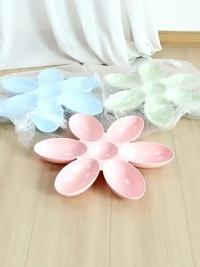 ชามอาหารสัตว์เลี้ยง 6 หลุม ชามอาหารสุนัข ชามอาหารแมว