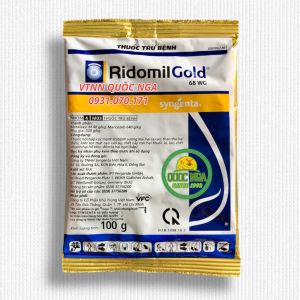 RIDOMIL GOLD 68WG - TRỪ BỆNH SƯƠNG MAI THÁN THƯ CHẾT NHANH ĐỐM LÁ