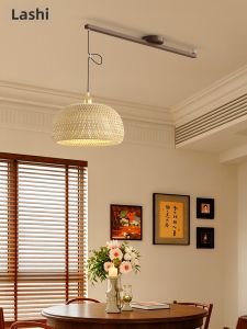 LANGSHANGZHAOMING | Vintage Zen Style Creative Full Spectrum Eye Protection Restaurant Chandelier