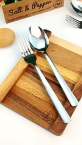 ช้อนสแตนเลส เรียบเหลี่ยม R1 KA40-6