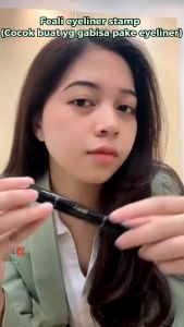FEALI Eyeliner Stamp 2in1 Waterproof Liquid Duo Eyeliner Wing With Stamp
