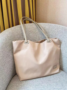 2025 New Nylon Tote Bag Large Capacity Commuter Bag Single Shoulder High-End Shopping Bag Computer Bag Soft Handle Magnetic Buckle