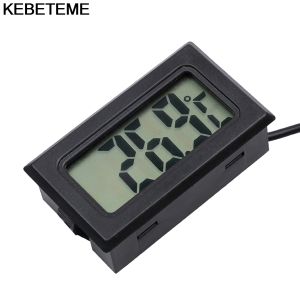 Mini Convenient Digital LCD Thermometer Sensor Hygrometer Gauge Refrigerator Aquarium Monitoring Display Humidity Detector