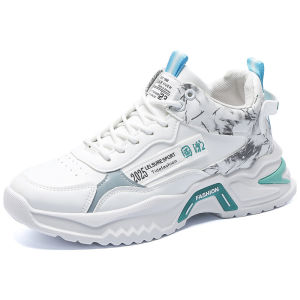 Changxiang HuiLi Mens Casual Sports Shoes Winter New Thick Bottom Warm High Top Dad Shoes Fleece Lined Comfortable Fashionable