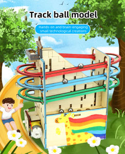DIY Educational Toys Childrens Gifts Handmade Assembled Ball Track Physics Principle Diy Assembly Material Package
