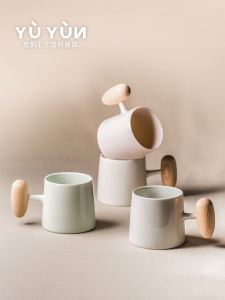 แก้วกาแฟแบบสร้างสรรค์แก้วน้ำมีมูลค่าสูงเรียบง่ายสไตล์ญี่ปุ่นแก้วเซรามิกทำด้วยมือใช้ในบ้านแก้วมัคประณีตระดับไฮเอนด์