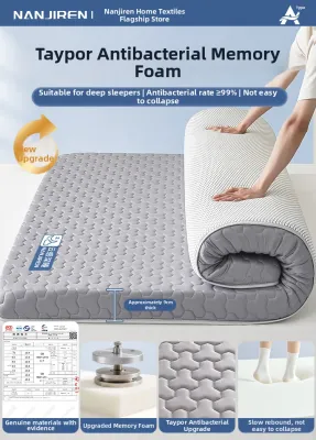 Nanjiren | Latex Memory Foam Mattress Topper Single Bed