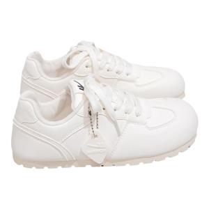 Warrior | Flat Puff Shoes Thin Sole Training Casual Sneakers