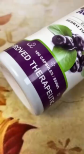 Bellevine Acai Berry Capsules 500mg 100s Pure Brazilian Superfood Food Supplement Rich in Antioxidant Immune System Booster Skin Glow Supports Deep Sleep Better Rest & Stress Relief