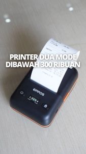 Eppos EP5858L Mobile Printer Bluetooth Thermal 58mm RPP02N EP 5858L EP-5858L Mini Portable Printer Thermal Bluetooth Cetak Resi PPOB Struk Thermal Pembayaran Sticker Label Thermal Resi Marketplace
