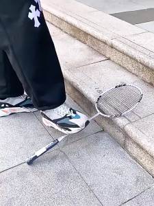 💗🙋‍♀️💗羽毛球拍轻巧碳素复合纤维初学者适用成人进攻型双拍套装批发