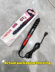 Foldable Lightweight Ionic Hair Curling Iron with Heat Insulation and Quick Heating