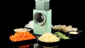 Z-Gadget⚡4 in 1 Multifunctional Vegetable Grater Cutter Slicer Shredder Hand Rotary Roller/Veggie Cut Machine