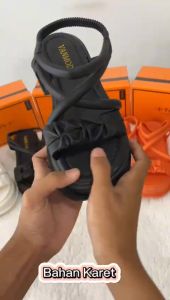 NEW!!! Sandal Tali Karet Import WK997 Sandal Import Wanita Karet Kekinian Kasual (+Box) Import