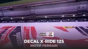Stiker Motor Xride 125: Decal Full Body & Desain Ferrari