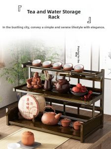 Desktop Tea Cup Organizer Rack Multi-layer Office Table Top Small Cup Display Shelf Space Saver for Home And Business