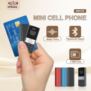 SERVO BM150 2G GSM Small Mobile Phone 2 SIM Card Magic Voice Blacklist Low Radiation Auto Call Record Mini Cellphone Blacklist