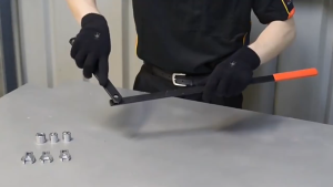 8PCS Idler Pulley Adjuster Wrench Belt Tensioner Adjustment Lever Tool Extension Wrench Universal Adjustable Serpentine Belt Tension Remove Install Vehicle Remover Auto Drive Car Repair