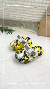 BEABA BABIES Shoes For Kids Boy And Girls 2025 New Fashion EVA Rubber Cartoon  Anti slip Soft Bottom Sandals  Color Blocking