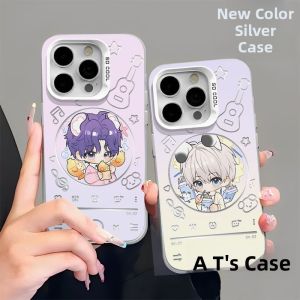 Cartoon Anime Cute Style Colorful Silver Love Deep Space Phone Case Compatible with Apple 16 iPhone 14 pro Max Xiaomi 14 Huawei Honor Vivo OPPO A2 OnePlus 11