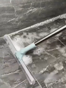 【SKIT SG】35cm/50cm Scraper Magic Broom Sweeper Retractable Rubber Silicone Mop Floor Glass Wiper Bathroom Window Floor Cleaning Magic Silicon Scraper/Broom/Wiper Extendable Rotatable Home Cleaning Solution Three-In-One Dust-Free Scraper Cleaning Broom