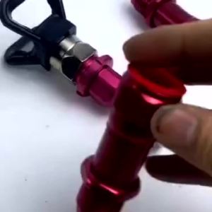 Máy Phun Sơn Không Khí Áp Suất Cao Với Van Điều Tiết Chống Nhỏ Giọt Cần Nối Dài Phụ Kiện Dụng Cụ Khí Nén Xoay Đa Năng