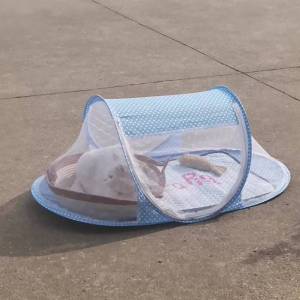Foldable Integrated Cat Tent Sunbathing Mosquito Net Portable Summer Cat House with Sleeping Mat No Installation Required