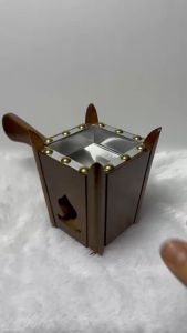 Tempat Buhur Kayu /Prapen / Mabhara / Perapen / Tempat Buhur / Alat Pembakaran buhur tinggi 13cm