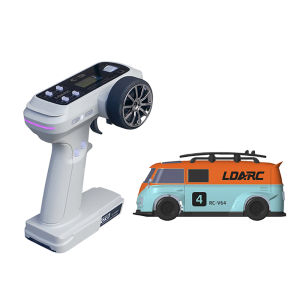 LDARC V64 1/64 MINI RC Simulated Electric Remote Control Model Car Tabletop Bus Vehicle RTR 2.4GHz Adults Childrens Toys