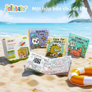 Jollybaby | Sách Tắm Trẻ Em Thay Đổi Màu Khi Tiếp Xúc Với Nước