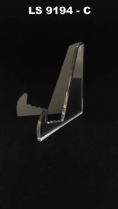 ฐานวางเหรียญพระรูปทรงสามเหลี่ยม สำหรับตั้งคุณภาพสูง วัสดุอะคริลิคใส ดีไซน์หรูหรา