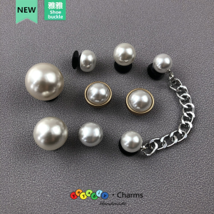 Pearl Decorative Shoe Buckle Accessories for Crocs Clog Shoes Womens Fashion Star Buckle Shoe Accessories Footwear Decor
