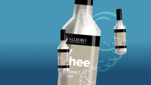 Allegro Gourmet Almond Syrup 750ml | USA-Made for Coffee Tea & Cocktails | Sugar-Free Keto-Friendly & Diabetic-Safe