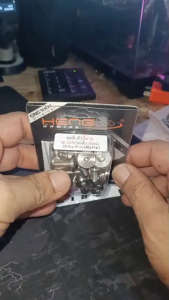 น็อตชุดสี สแตนเลส เวฟ125i บังลม/น็อตสแตเลส ชุดสี รุ่น WAVE 125i ไฟเลี้ยวบังลม ( 25 ตัว ) น็อตยึดเฟรม เวฟบังลม หัวจี้ลาย งานเฮงสกรู