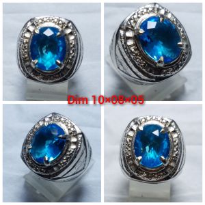 cincin blue topaz cutting