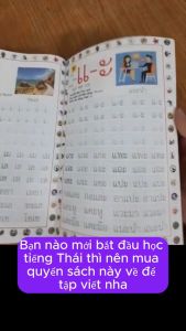 Sách - Tập viết tiếng Thái (Nguyên âm và Số)