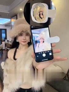 ONE-C1169 Mirror Clip HP Cermin Selfie Swafoto / Reflektor Selfie Lensa HD Klip Kaca Kamera Belakang