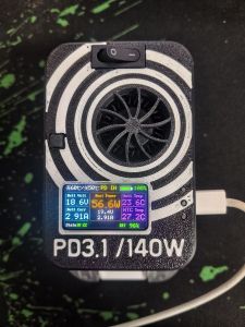 140W PD3.1 Bi-directional Fast Charger Active Cooling Power Tool Battery Charger Type-C XT60 2S-6S Li-ion Battery Support 21V