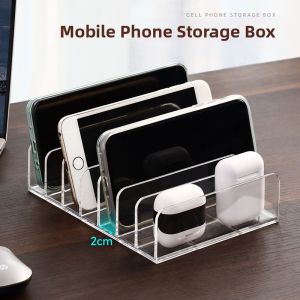 Multi-Compartment Phone Storage Box Desktop Office Meeting Charge Placement Box Classroom Student Meeting Storage Organizer