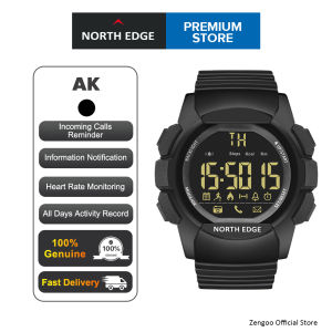 Zentronix Group North Edge AK Original Mens Digital Outdoor Sports Watch Swimming Watch 33 months Standby Time Scratch Resistant Glass Pedometer Distance Calories Waterproof 100M Watch