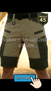 Men Cargo Shorts 10 pockets Good Quality 2 Color Cargo Tactical Short Khaki Fatigue