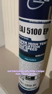 TOYO EAJ 5100 EP Polyurea Grease Premium Grade NLGI 2 - 400GM High Speed High Temp