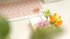 KOCO Preserved Fresh Flower Tulip 295pcs (KC02087) Micro Mini Building Brick Set