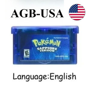 Bandai | GBA Game Cartridge - Emerald FireRed LeafGreen Ruby Sapphire 32 Bit Game Collection Game Boy Advance GBA SP DS Lite Game Gift